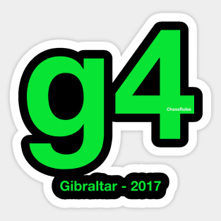 Yifan, Hou. Gibraltar, 2017 - Incredible Chess Move Sticker